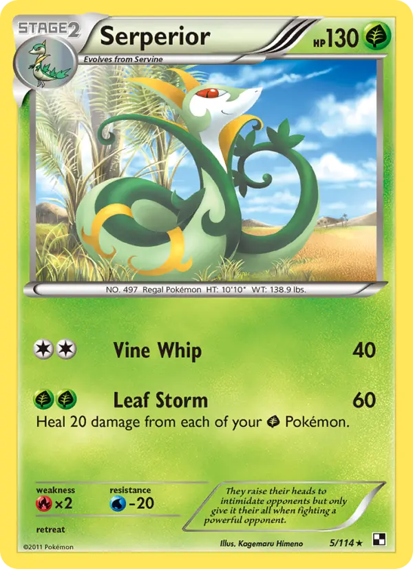 Serperior #5 — Black & White