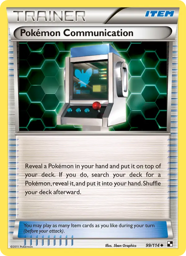 Pokémon Communication #99 — Black & White