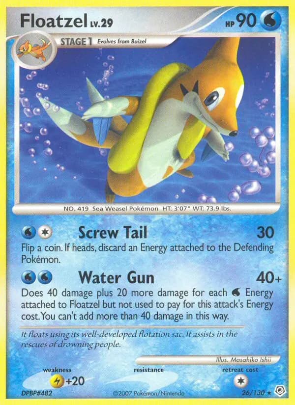 Floatzel #26 — Diamond & Pearl