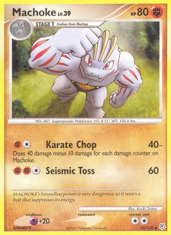 Machoke #53 — Diamond & Pearl