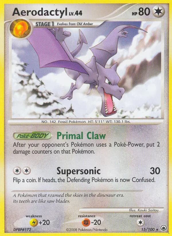 Aerodactyl #15 — Majestic Dawn