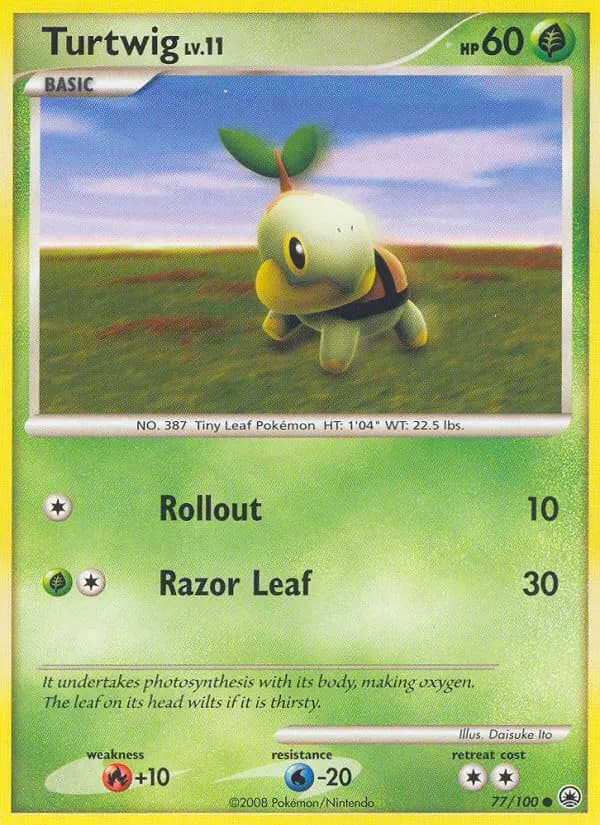 Turtwig #77 — Majestic Dawn