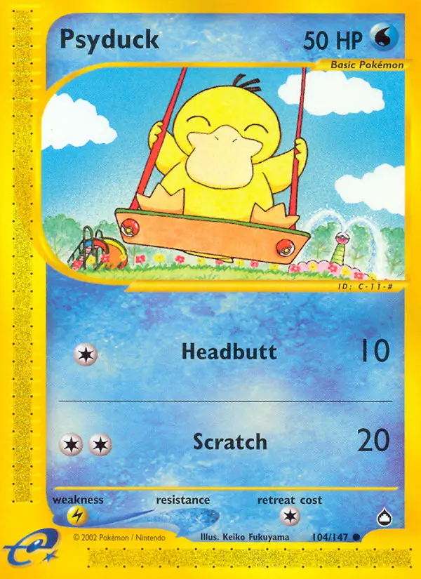 Psyduck #104 — Aquapolis