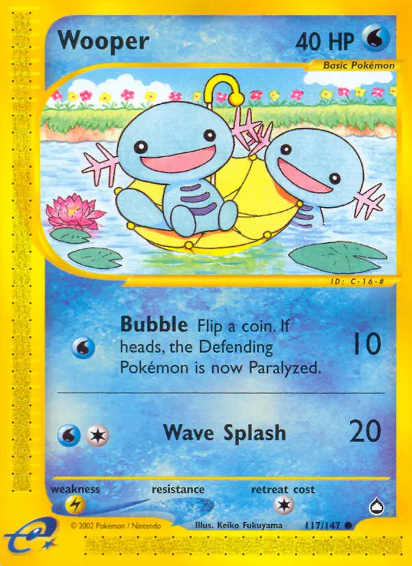 Wooper #117 — Aquapolis