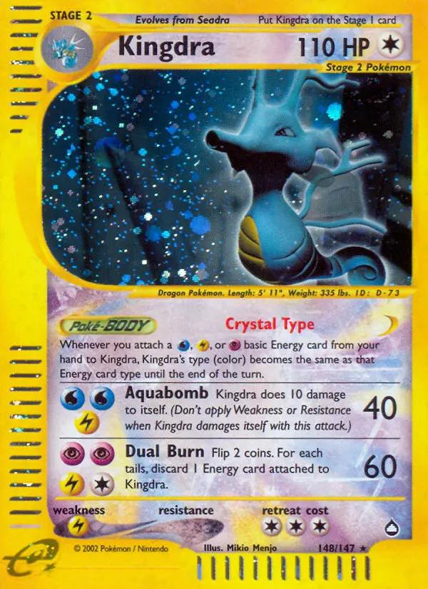 Kingdra #148 — Aquapolis