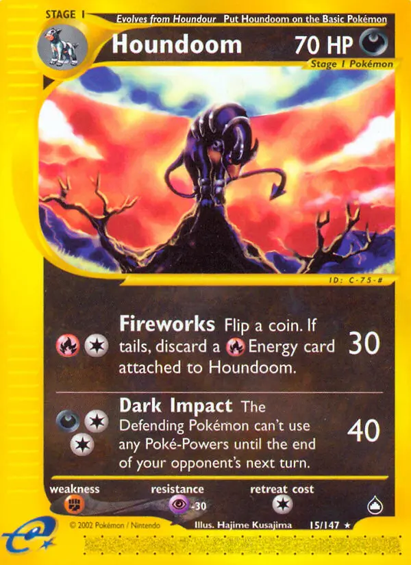 Houndoom #15 — Aquapolis