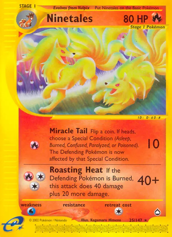 Ninetales #25 — Aquapolis