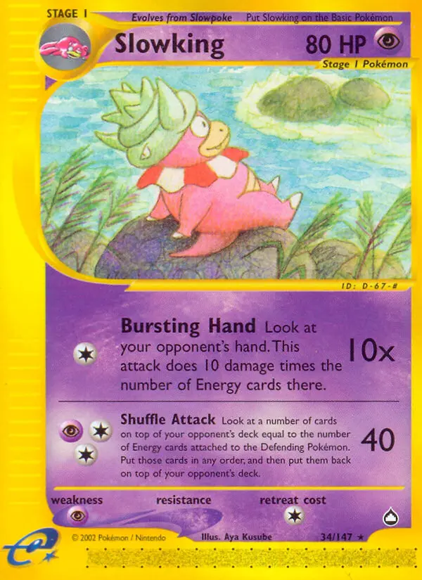 Slowking #34 — Aquapolis