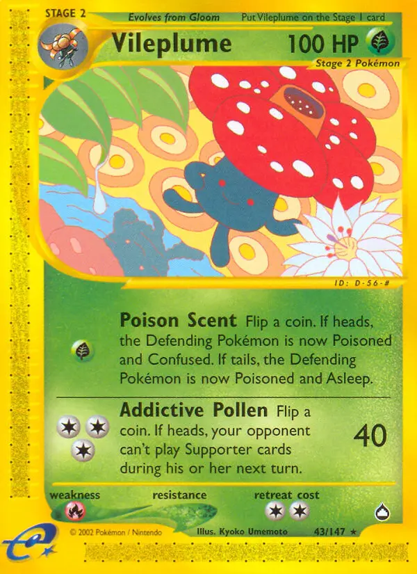 Vileplume #43 — Aquapolis