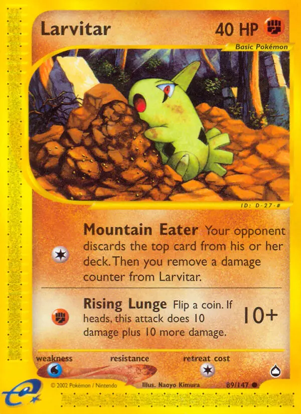 Larvitar #89 — Aquapolis