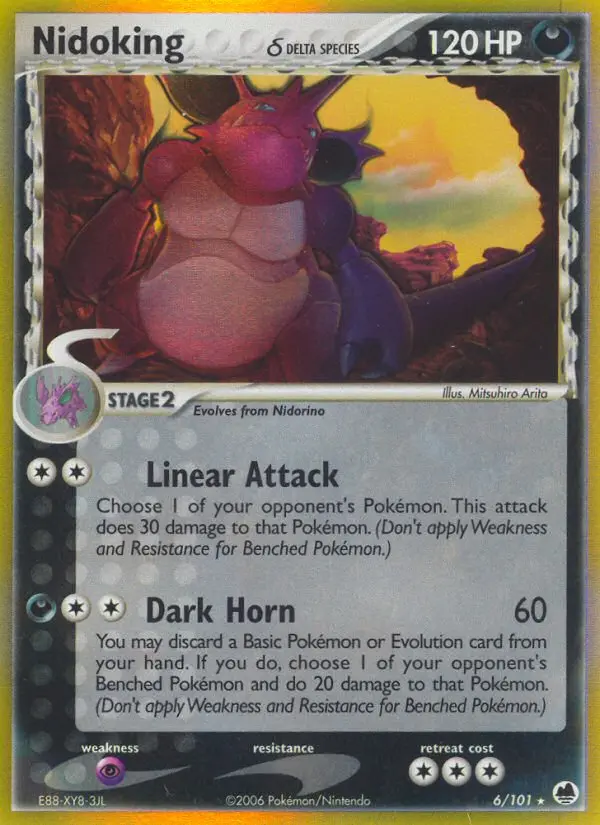 Nidoking δ #006 — Dragon Frontiers