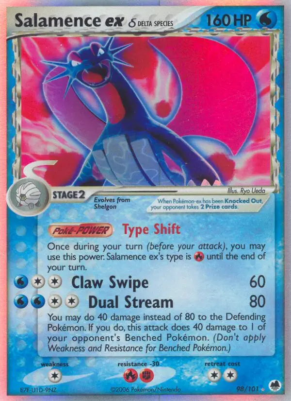 Salamence ex δ #098 — Dragon Frontiers