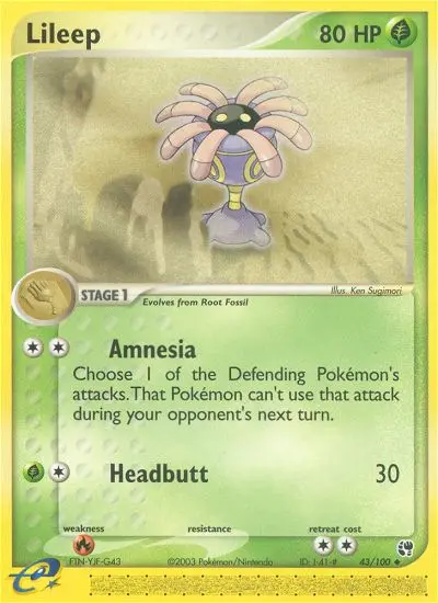 Lileep #43 — Sandstorm