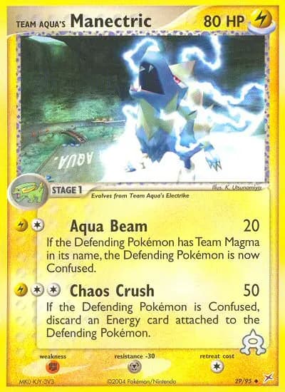 Team Aqua's Manectric #29 — Team Magma vs Team Aqua