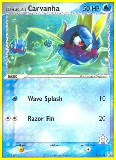 Team Aqua's Carvanha #48 — Team Magma vs Team Aqua