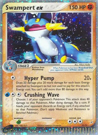Swampert ex #95 — Team Magma vs Team Aqua