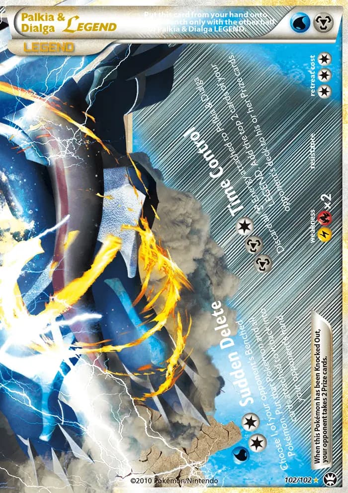 Palkia & Dialga LEGEND #102 — Triumphant