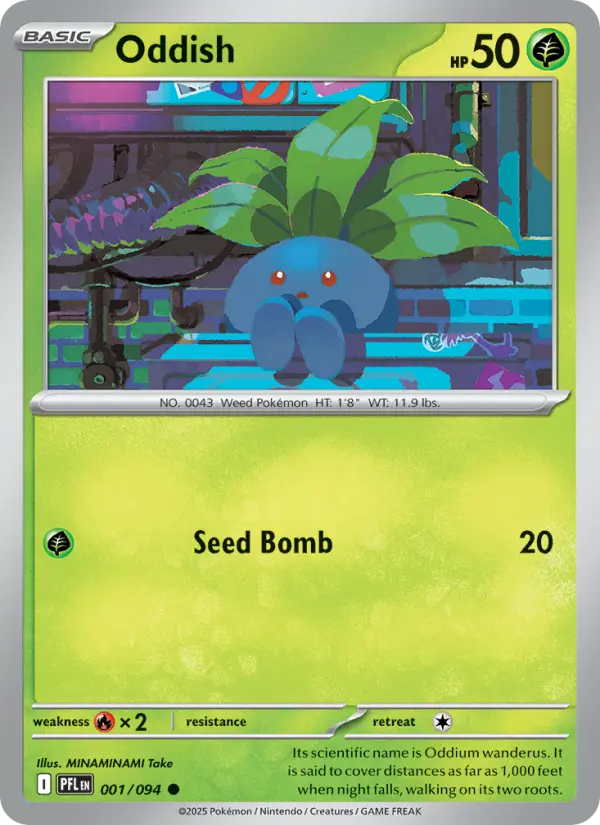 Oddish #001 — Phantasmal Flames
