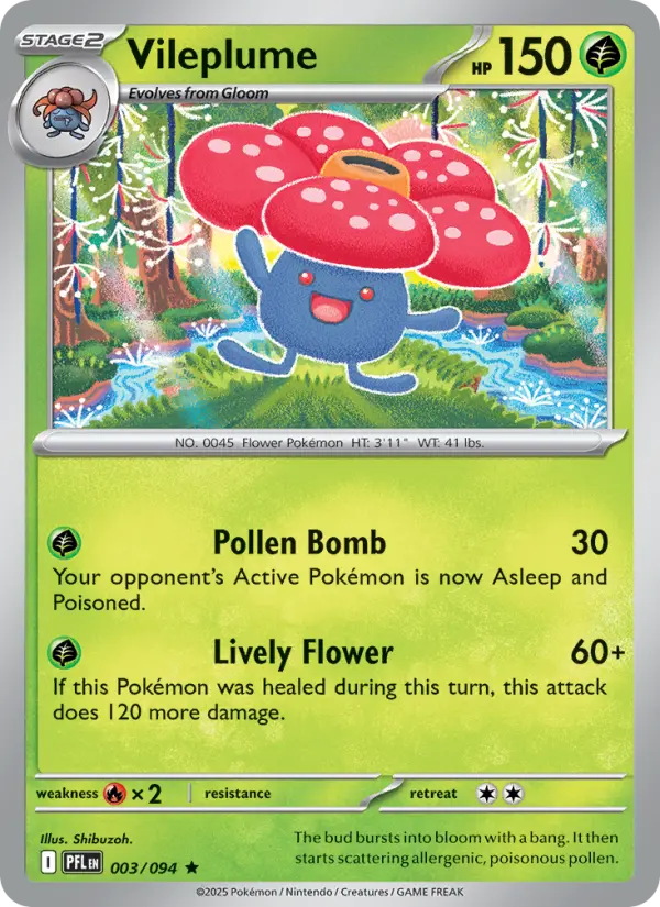 Vileplume #003 — Phantasmal Flames