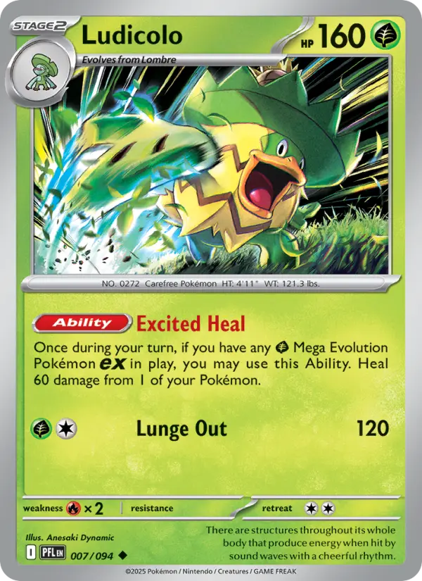 Ludicolo #007 — Phantasmal Flames