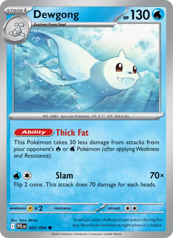 Dewgong #022 — Phantasmal Flames