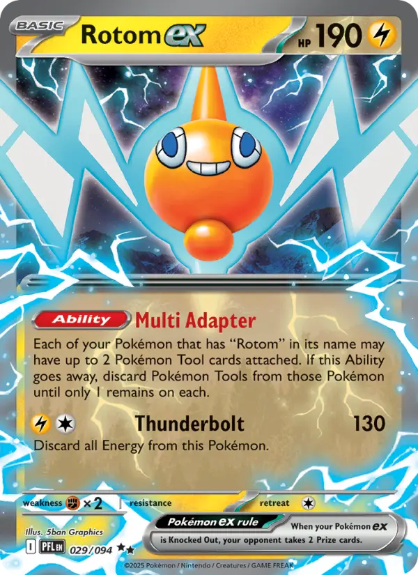 Rotom ex #029 — Phantasmal Flames
