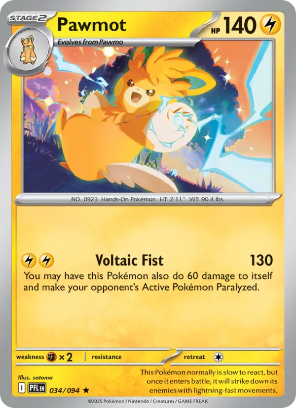 Pawmot #034 — Phantasmal Flames