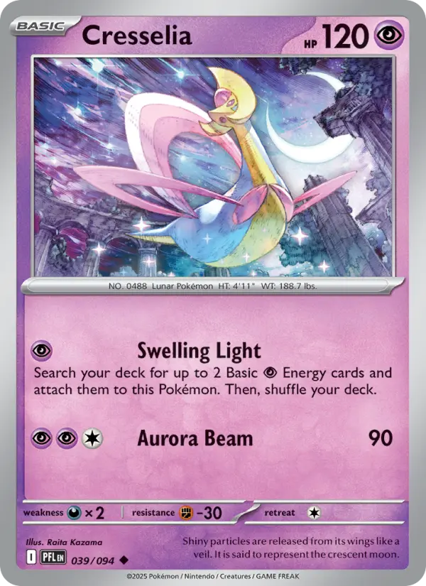 Cresselia #039 — Phantasmal Flames