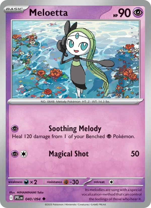 Meloetta #040 — Phantasmal Flames