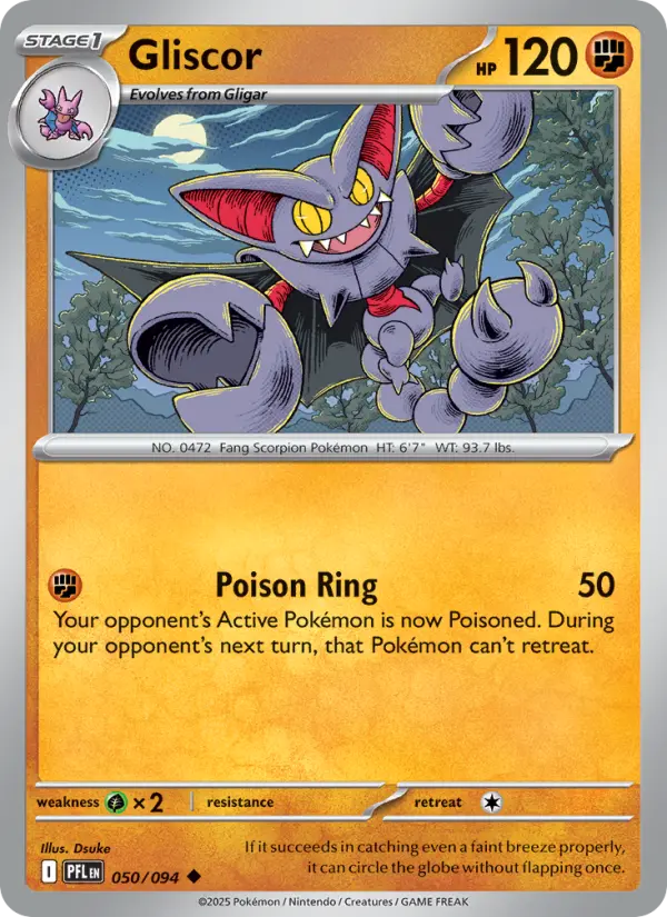 Gliscor #050 — Phantasmal Flames