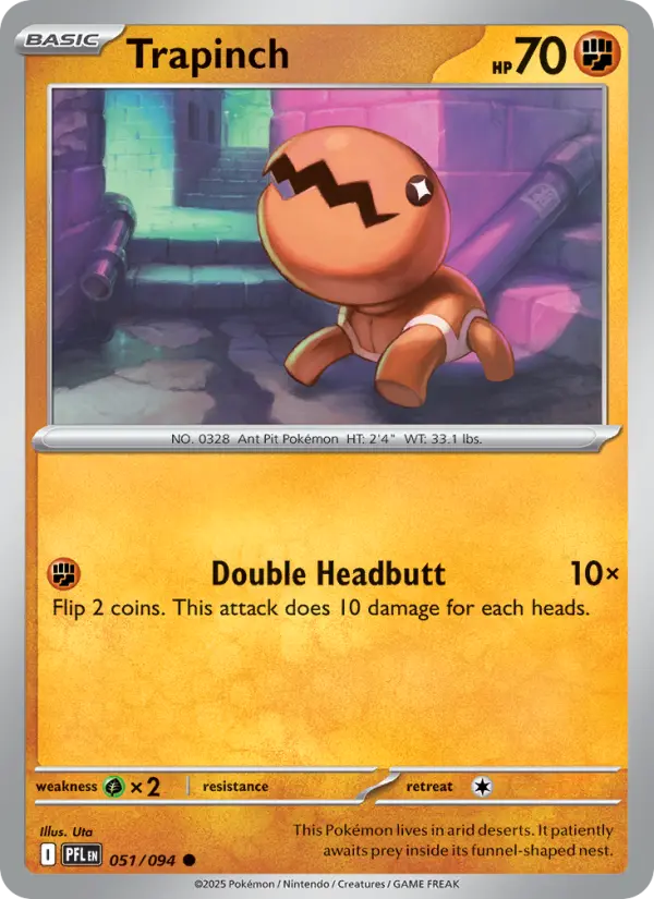 Trapinch #051 — Phantasmal Flames
