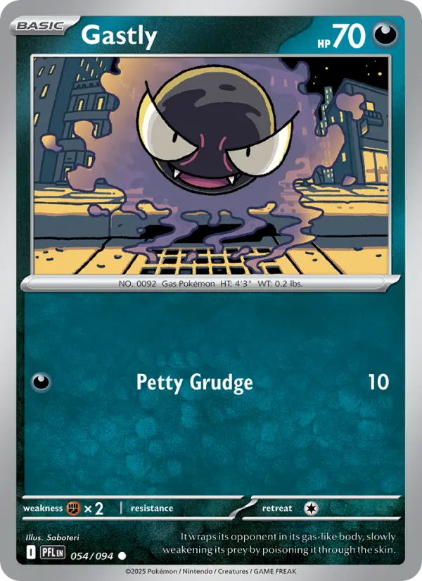 Gastly #054 — Phantasmal Flames