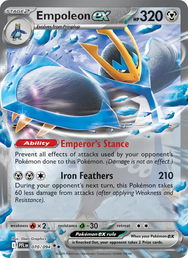Empoleon ex #070 — Phantasmal Flames