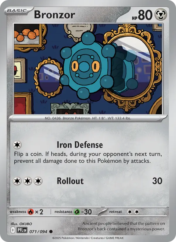 Bronzor #071 — Phantasmal Flames