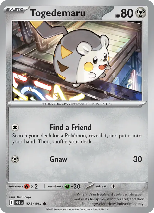 Togedemaru #073 — Phantasmal Flames