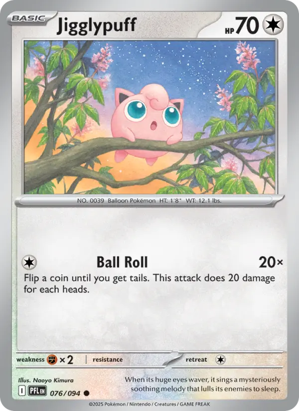 Jigglypuff #076 — Phantasmal Flames