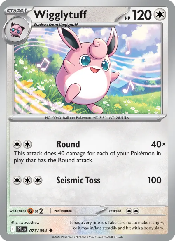 Wigglytuff #077 — Phantasmal Flames