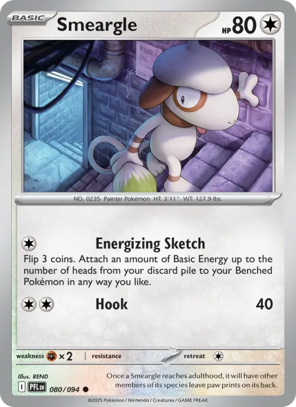 Smeargle #080 — Phantasmal Flames