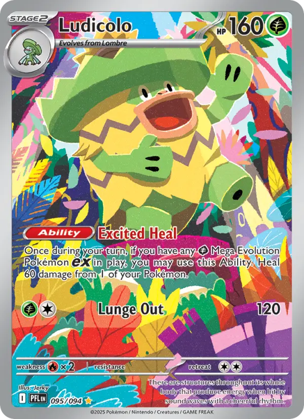 Ludicolo #095 — Phantasmal Flames