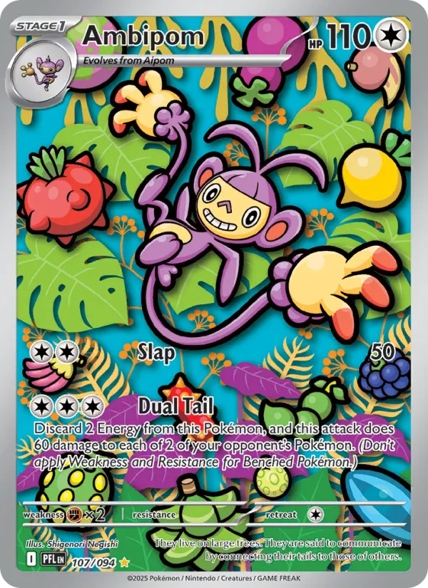Ambipom #107 — Phantasmal Flames