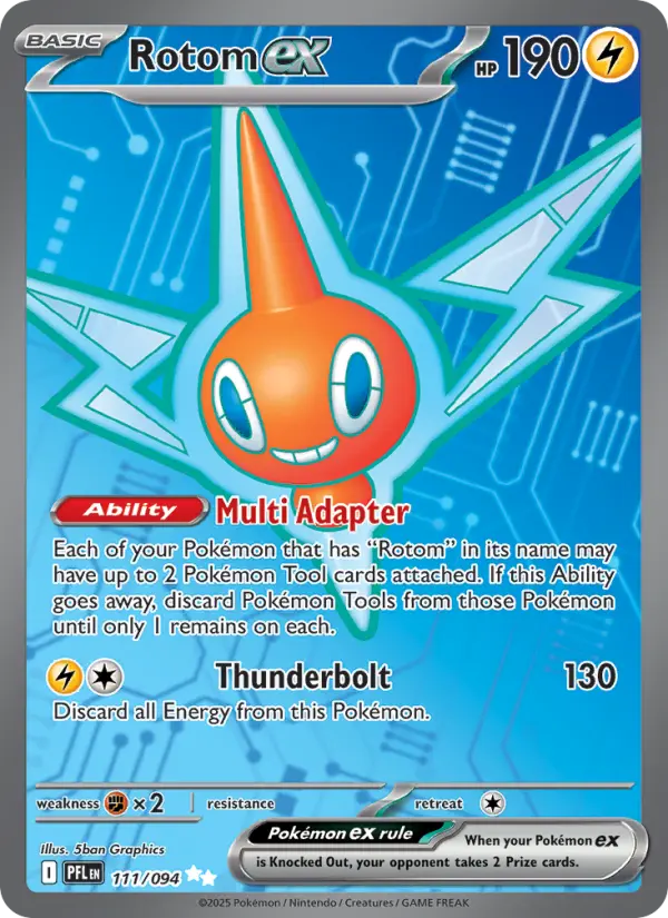 Rotom ex #111 — Phantasmal Flames