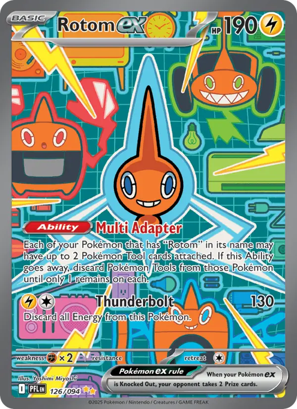 Rotom ex #126 — Phantasmal Flames