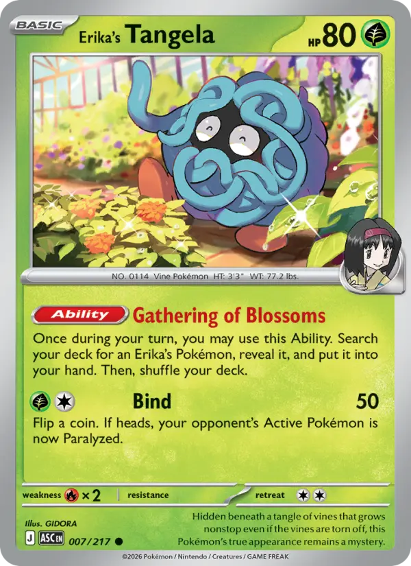 Erika's Tangela #007 — Ascended Heroes