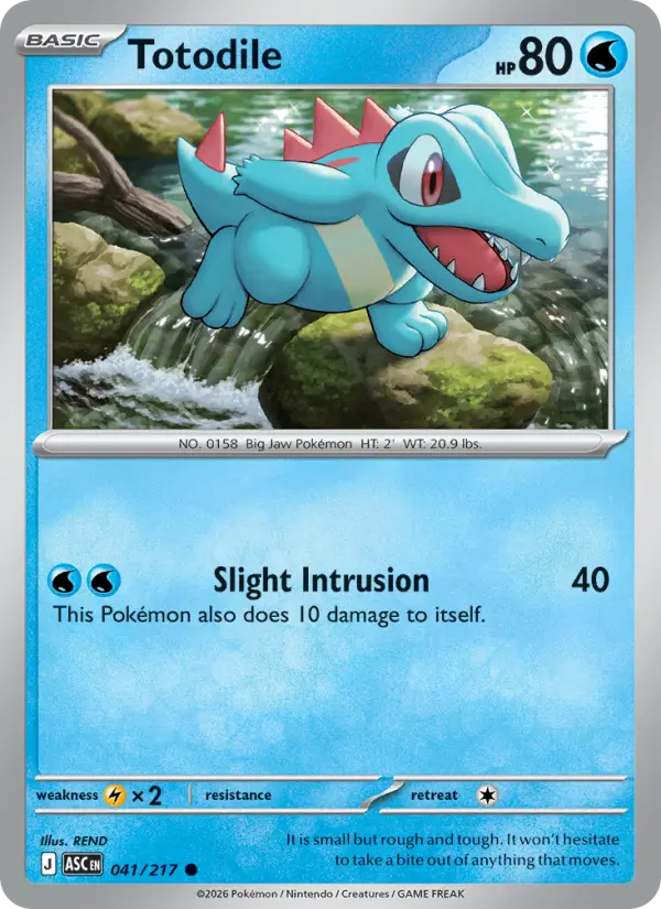 Totodile #041 — Ascended Heroes