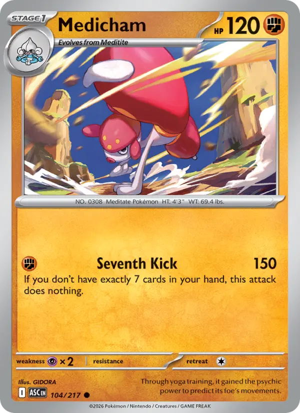 Medicham #104 — Ascended Heroes
