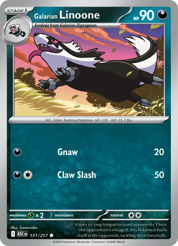 Galarian Linoone #131 — Ascended Heroes