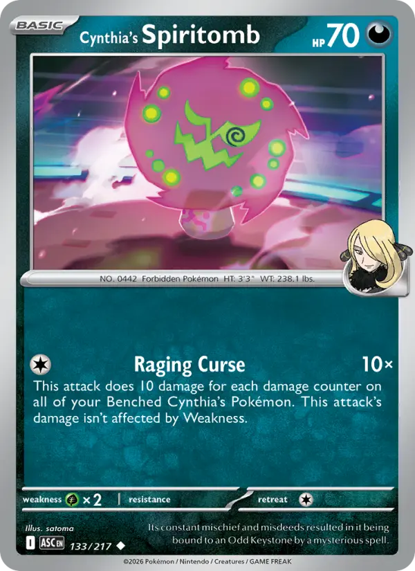 Cynthia's Spiritomb #133 — Ascended Heroes