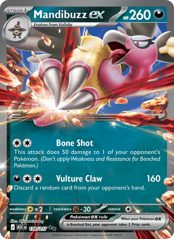 Mandibuzz ex #139 — Ascended Heroes