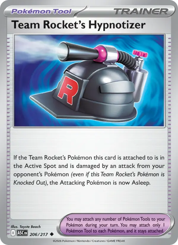 Team Rocket's Hypnotizer #206 — Ascended Heroes