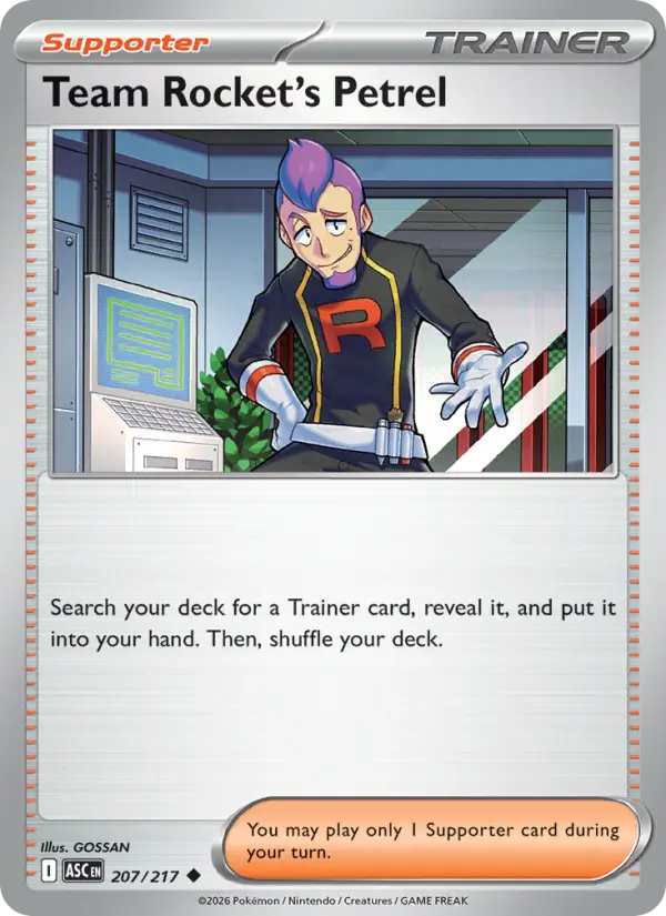 Team Rocket's Petrel #207 — Ascended Heroes